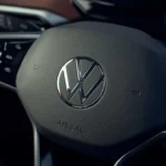 Volkswagen ID.4 steering wheel with capacitive touch buttons