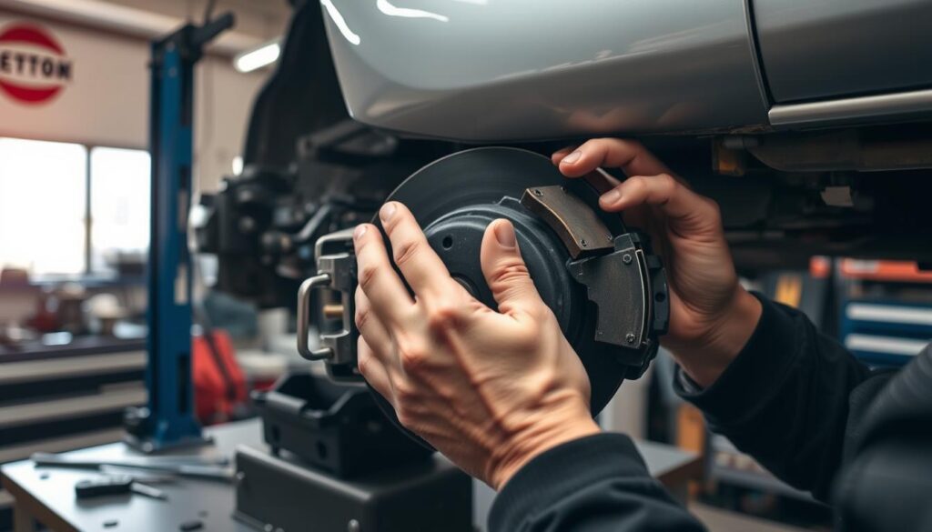 brake pad replacement process