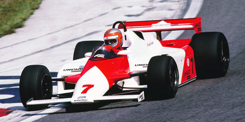 Formula 1 McLaren MP4/1 carbon fiber chassis