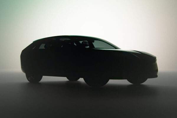 Electric Skoda Octavia Estate Vision O concept front view