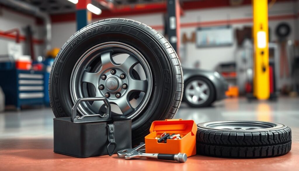 DIY flat tire repair