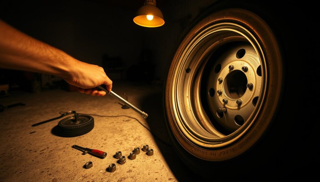 DIY flat tire repair