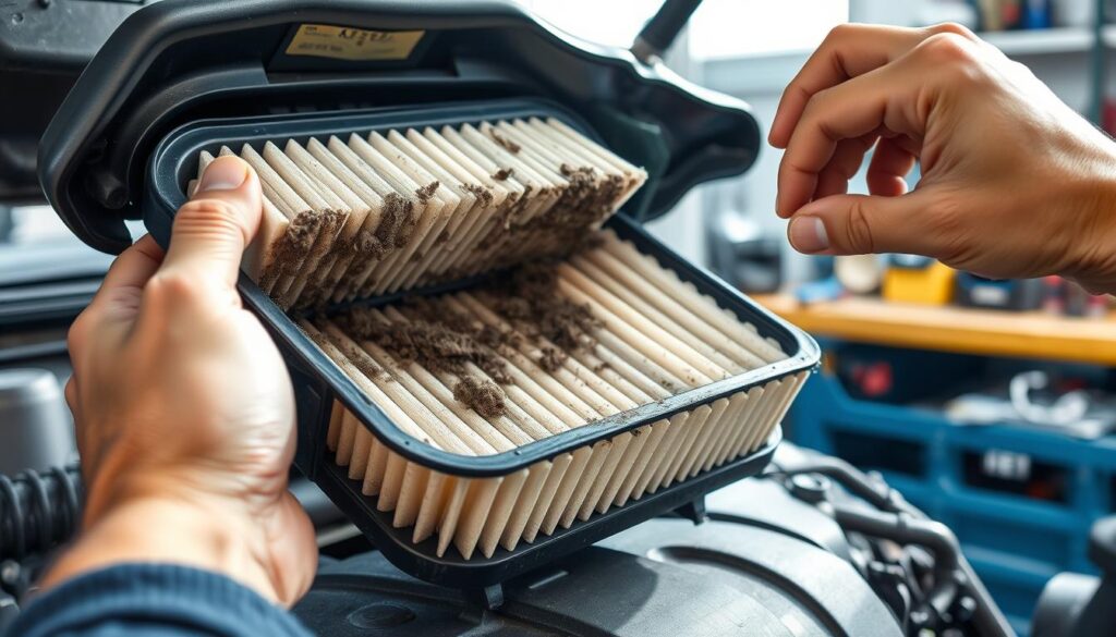 engine air filter maintenance
