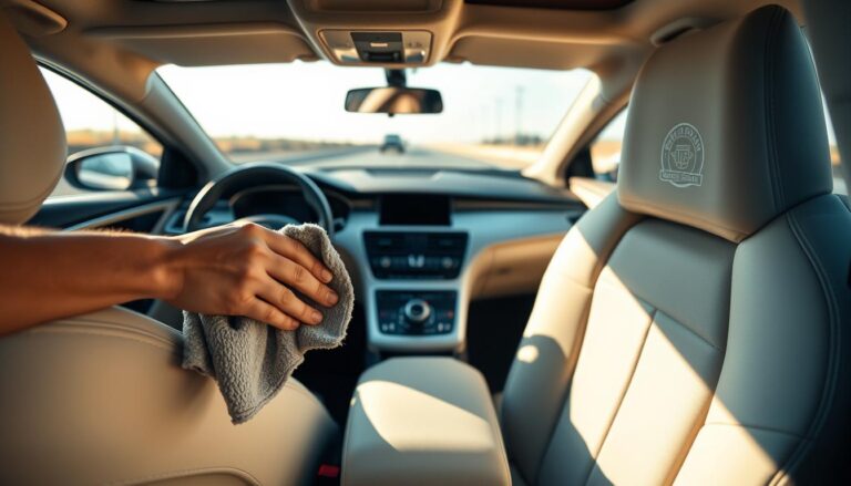 Car upholstery cleaning