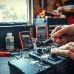 DIY battery terminal cleaning