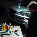 DIY car bumper repair
