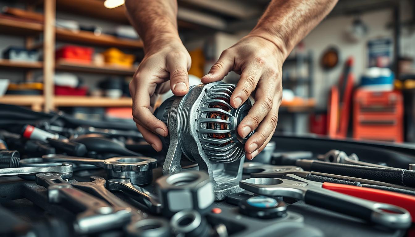 Replace car alternator