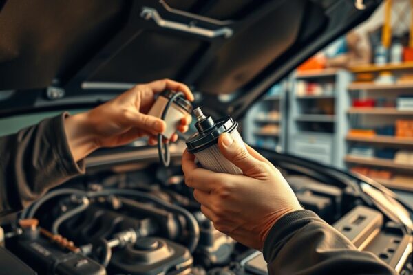 Replace car fuel filter