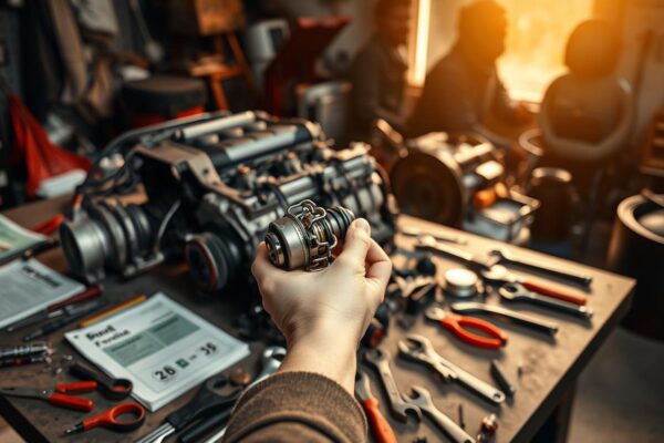 Replace car thermostat