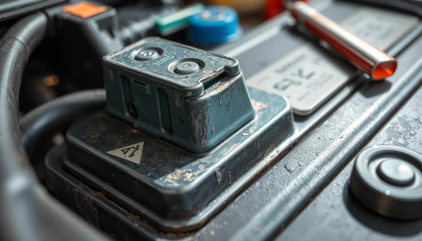 car battery terminal cleaning